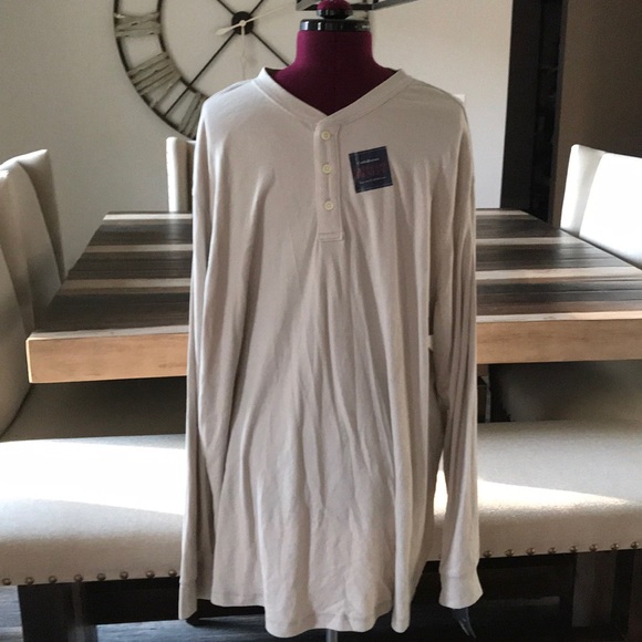 Croft & Barrow Tan Shirt 3XB NWTS - Picture 2 of 9